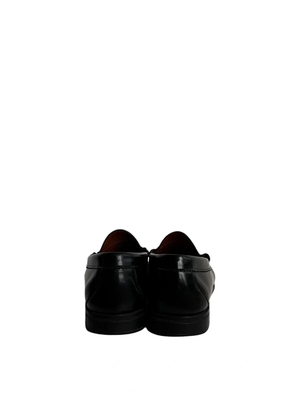 J. Crew Black Leather Penny Loafers
